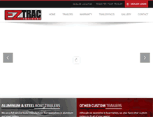 Tablet Screenshot of eztractrailer.com